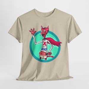 X-Ray Cat Unisex Heavy Cotton Tee