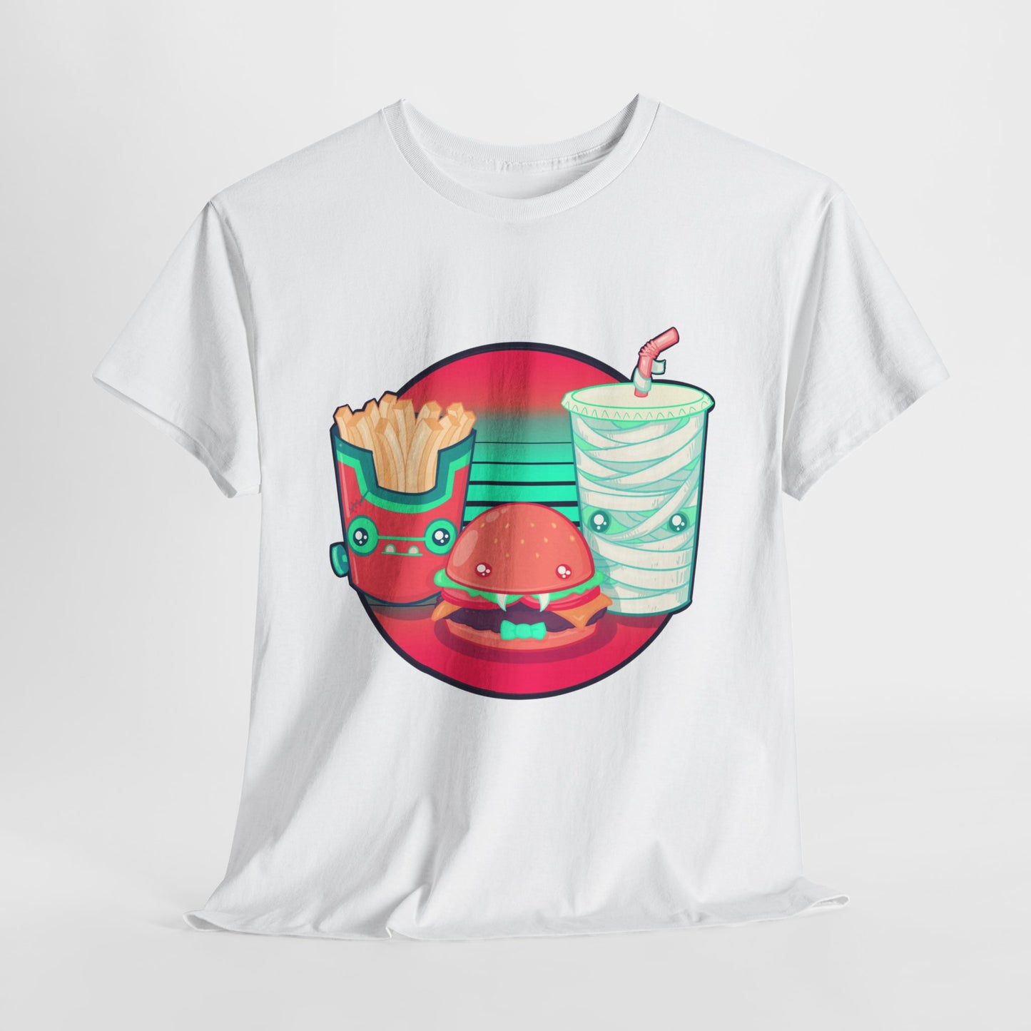 Spooky Fast Food Unisex Heavy Cotton Tee