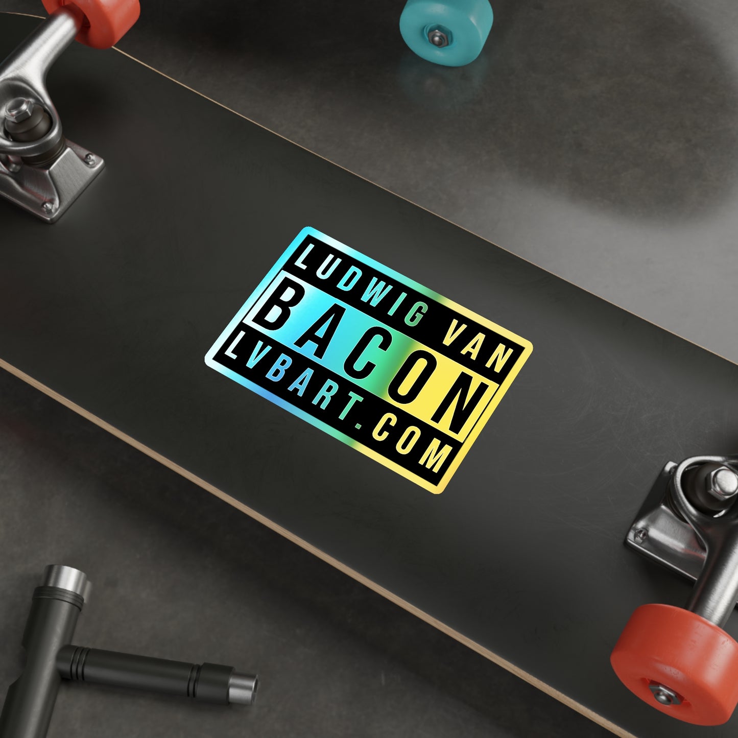 LVB Art Advisory Holographic Die-cut Stickers