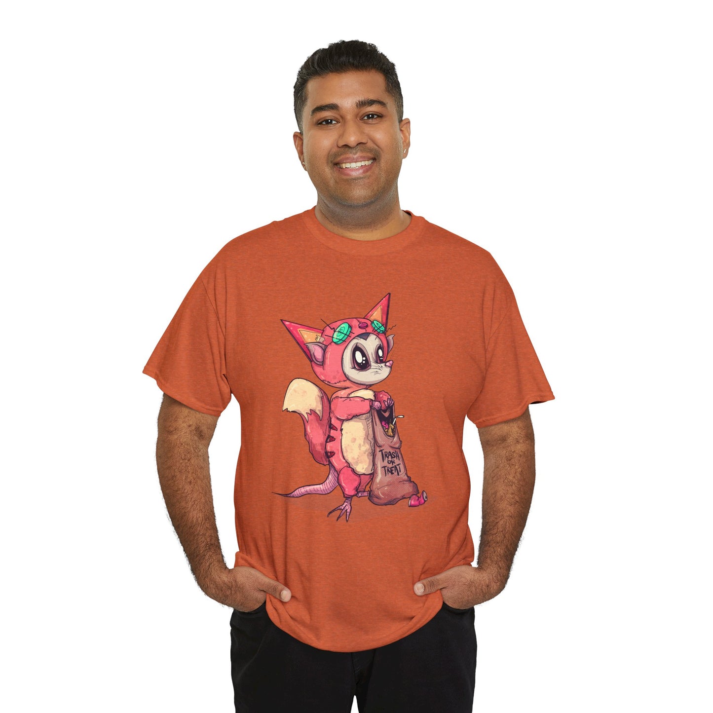 Trash Or Treat Unisex Heavy Cotton Tee