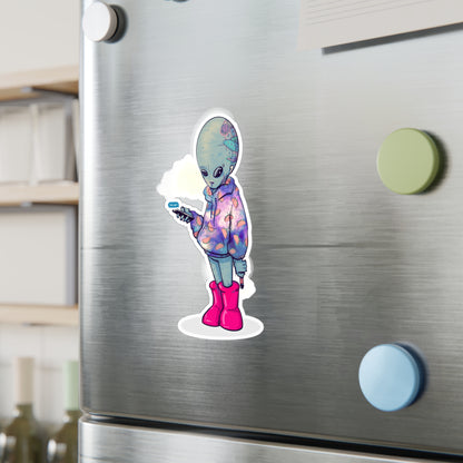 Earth Alien Kiss-Cut Vinyl Decal