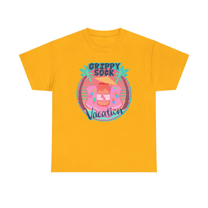 Grippy Sock Vacation Unisex Heavy Cotton Tee