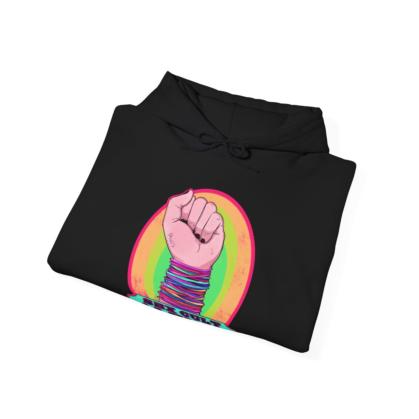 Jelly Bracelets Unisex Heavy Blend Hooded Sweatshirt