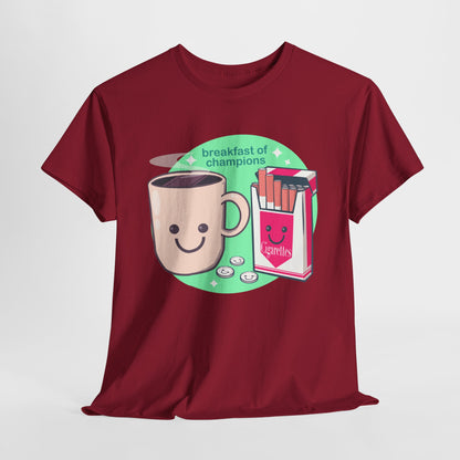 Breakfast of Champions Unisex Heavy Cotton Tee