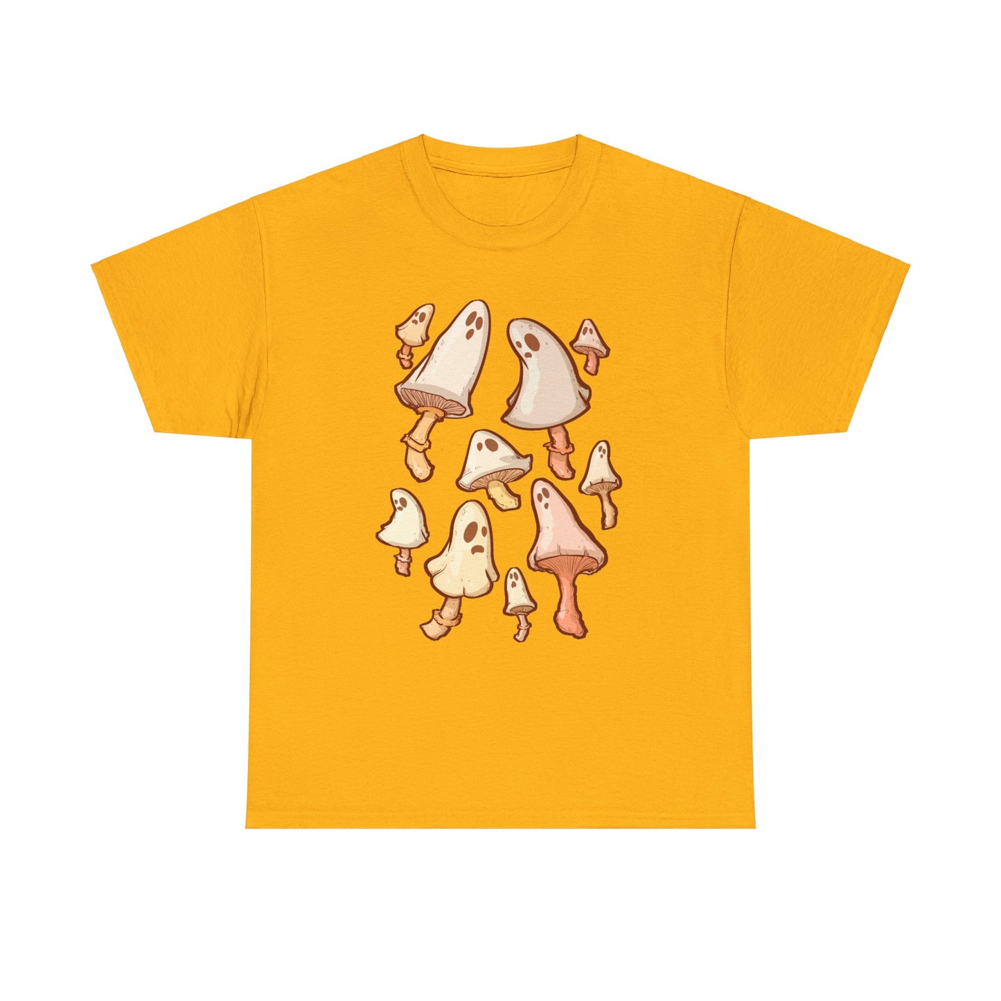 Spooky Mushrooms Unisex Heavy Cotton Tee
