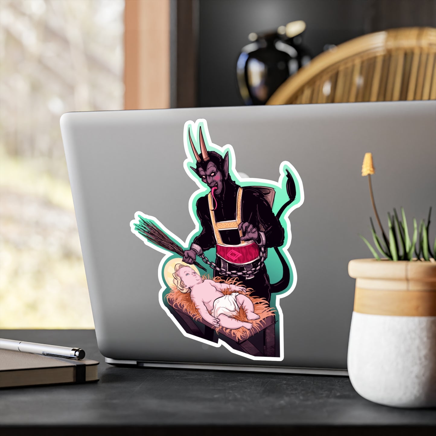 The First Krampus Kiss-Cut Vinyl Decal