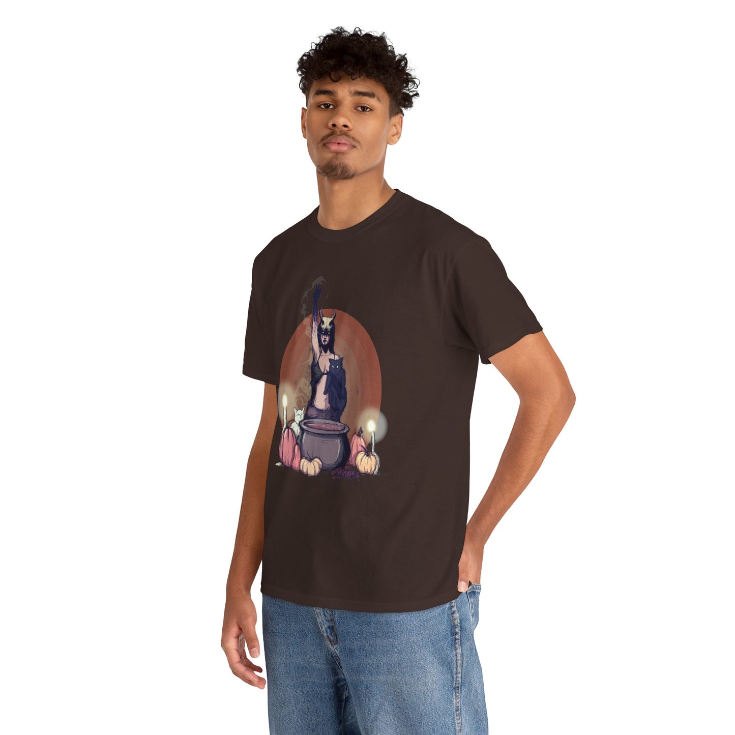 Coffee Witch Unisex Heavy Cotton Tee