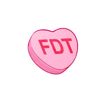 FDT Heart Kiss-Cut Vinyl Decal