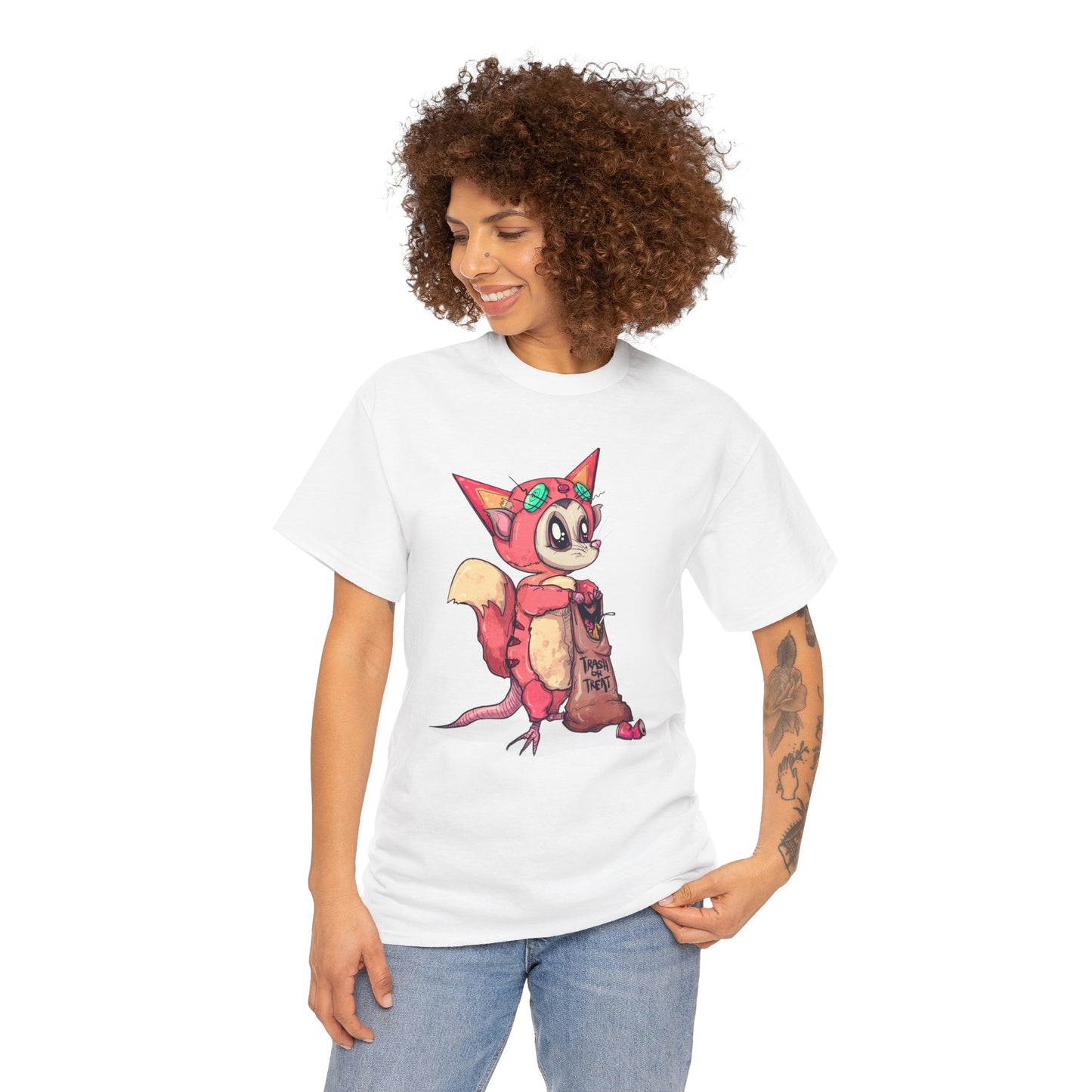 Trash Or Treat Unisex Heavy Cotton Tee