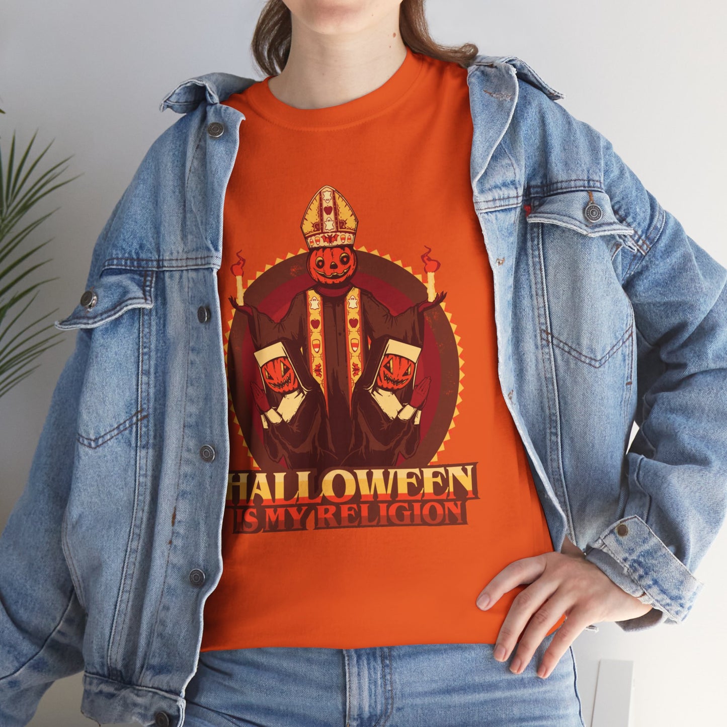 Halloween Is My Religion Unisex Heavy Cotton Tee