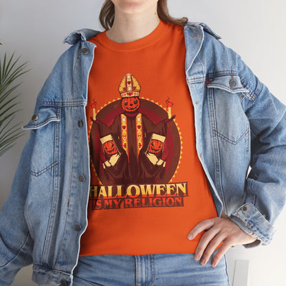 Halloween Is My Religion Unisex Heavy Cotton Tee