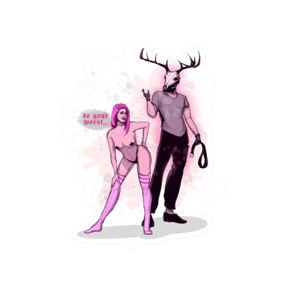 Deer Daddy Series 10: Do Your Worst Kiss-Cut Vinyl Decal
