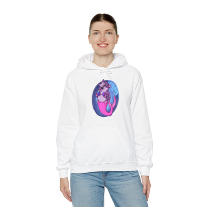 Mermaid Opossum Unisex Heavy Blend Hooded Sweatshirt