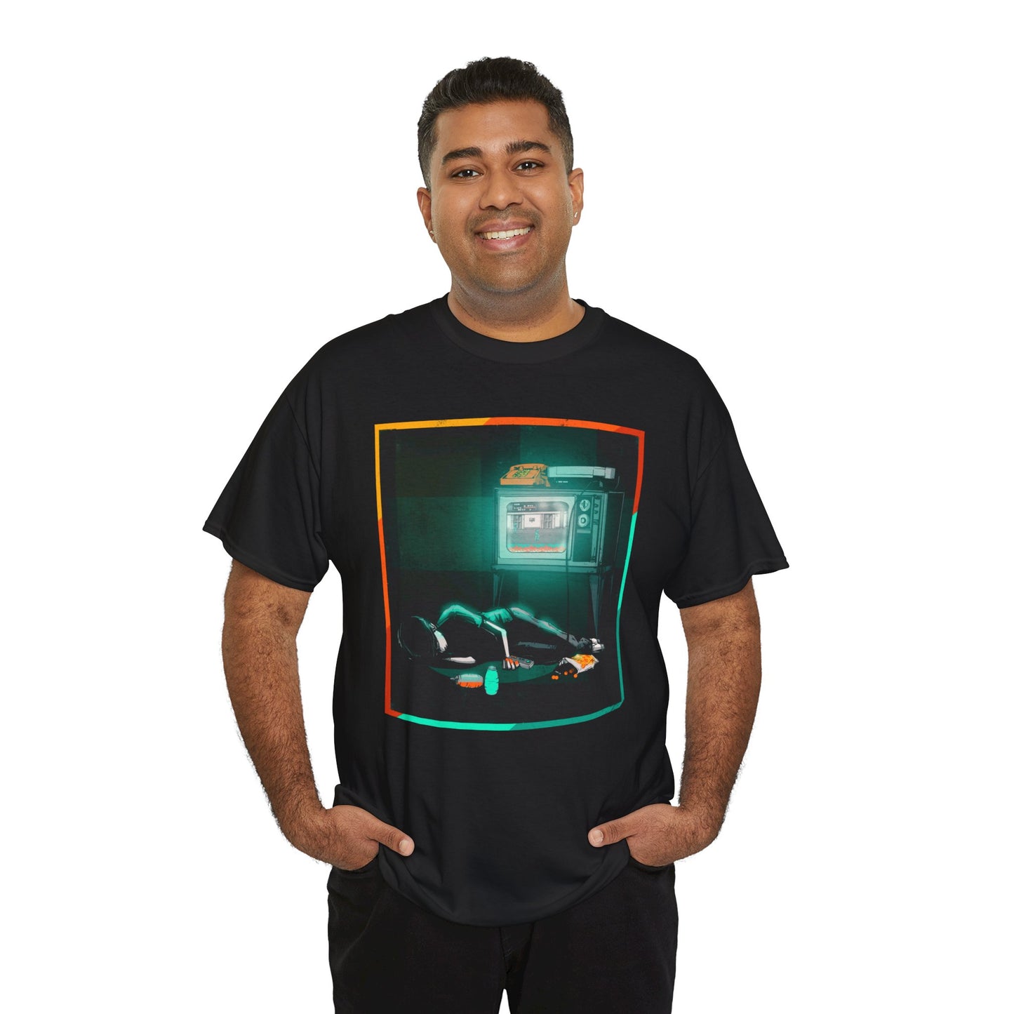 Long Night Unisex Heavy Cotton Tee