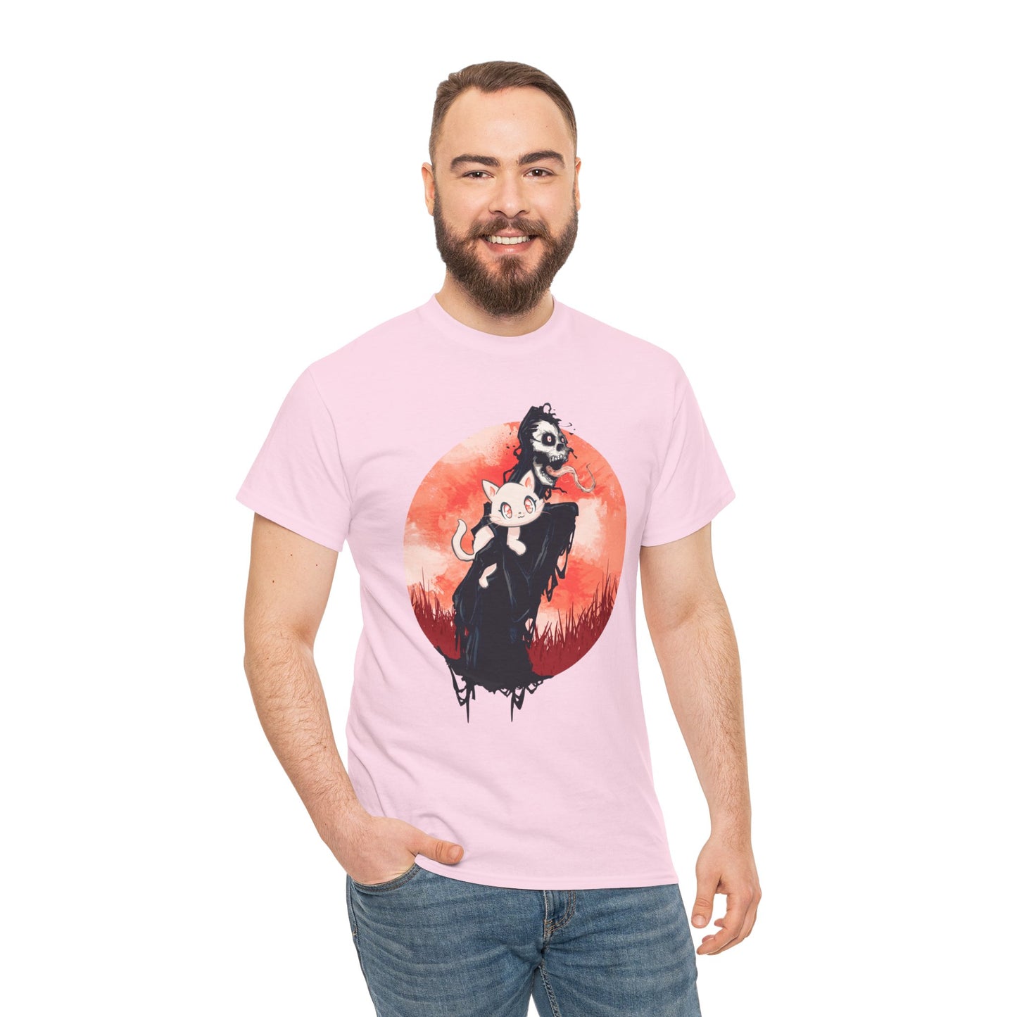 Cat Person Unisex Heavy Cotton Tee