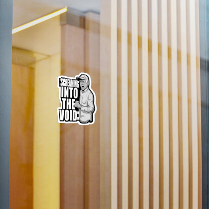 Screaming Into The Void Kiss-Cut Vinyl Decal