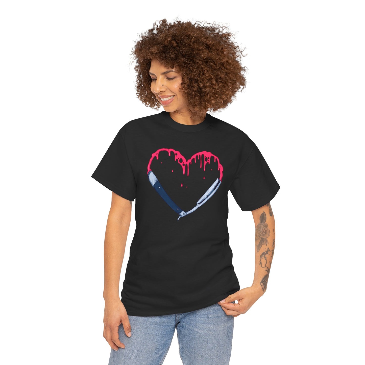Straight Razor Unisex Heavy Cotton Tee