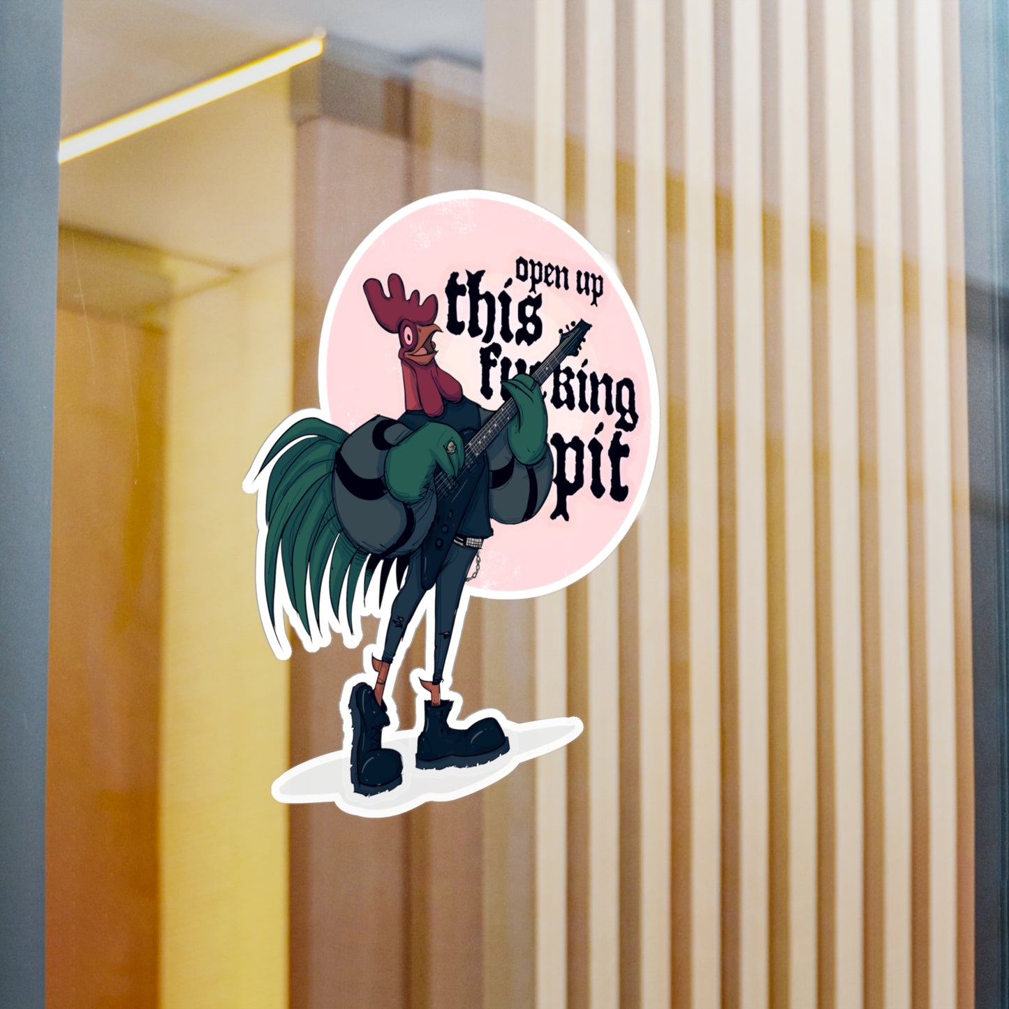 Band Of Metal Men Kiss-Cut Vinyl Decal