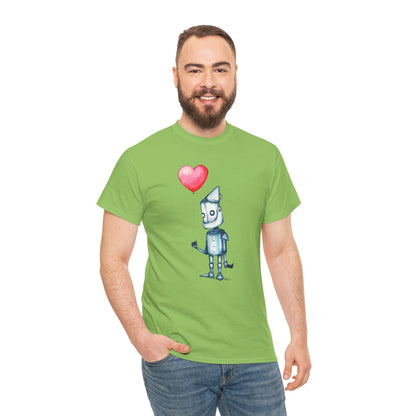 Tinman Gets A Heart Unisex Heavy Cotton Tee