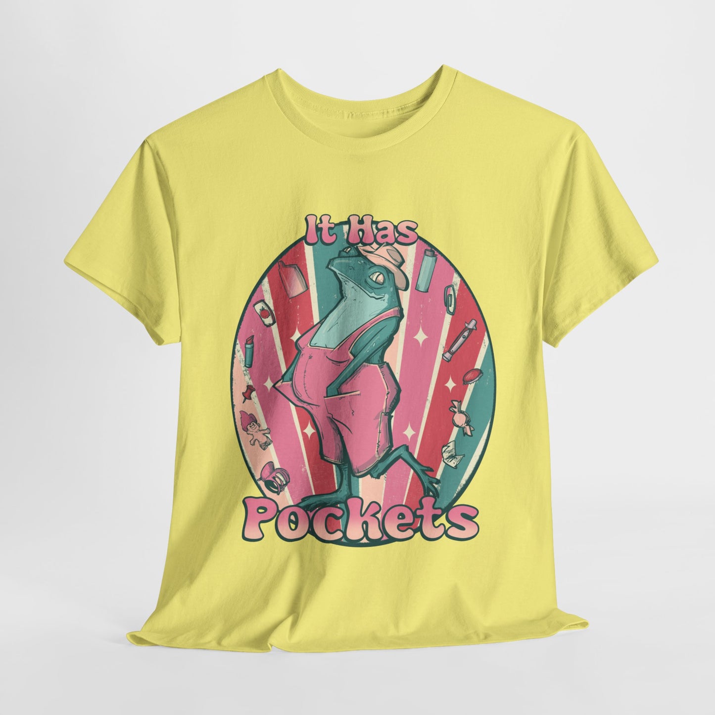It Has Pockets Unisex Heavy Cotton Tee