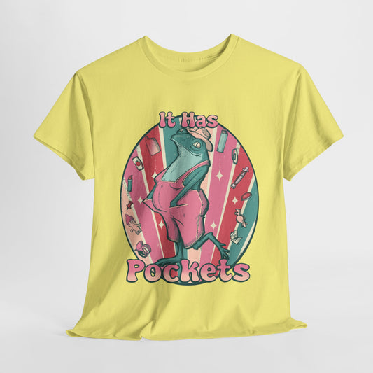 It Has Pockets Unisex Heavy Cotton Tee