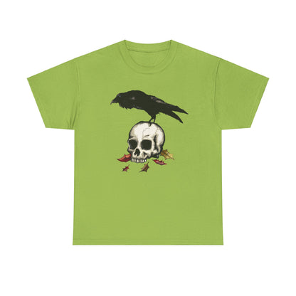 Crow Skull Unisex Heavy Cotton Tee