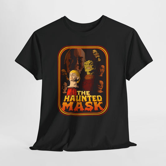 Haunted Mask Unisex Heavy Cotton Tee