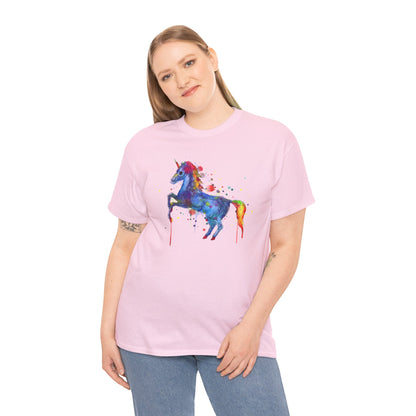 Unicorn Skeleton Unisex Heavy Cotton Tee