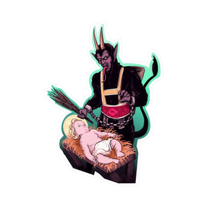 The First Krampus Kiss-Cut Vinyl Decal