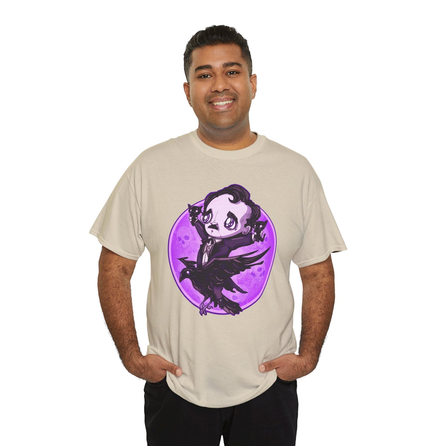 Poe Is Coming Unisex Heavy Cotton Tee