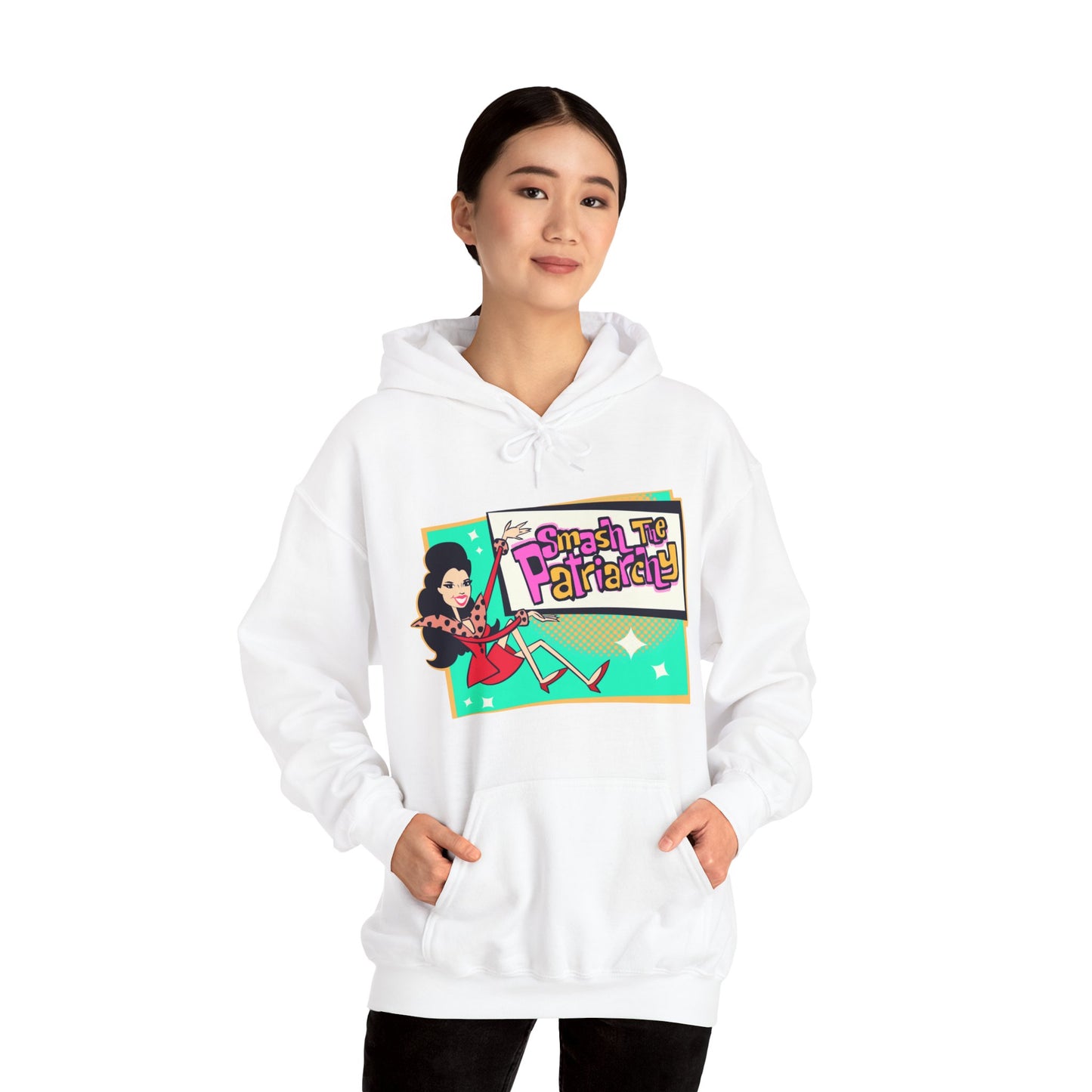 Smash The Patriarchy Unisex Heavy Blend Hooded Sweatshirt