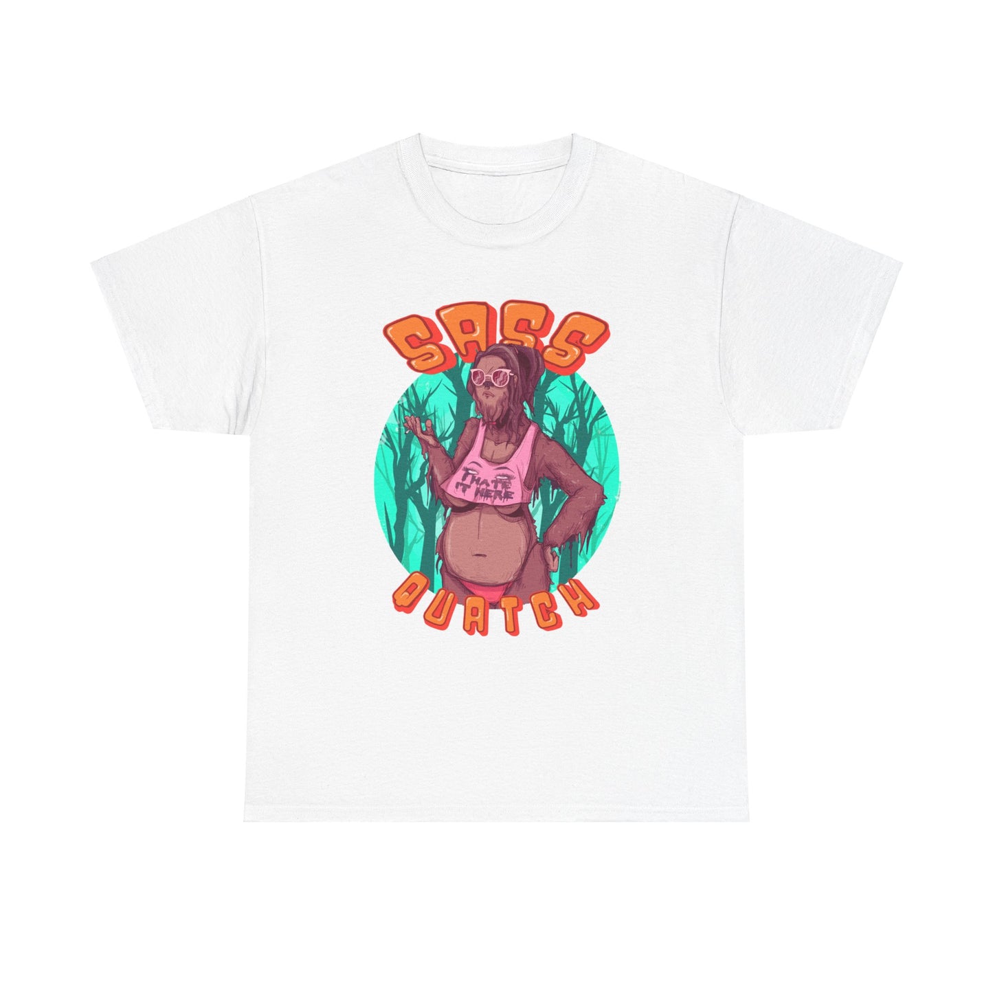 Sass Quatch Unisex Heavy Cotton Tee