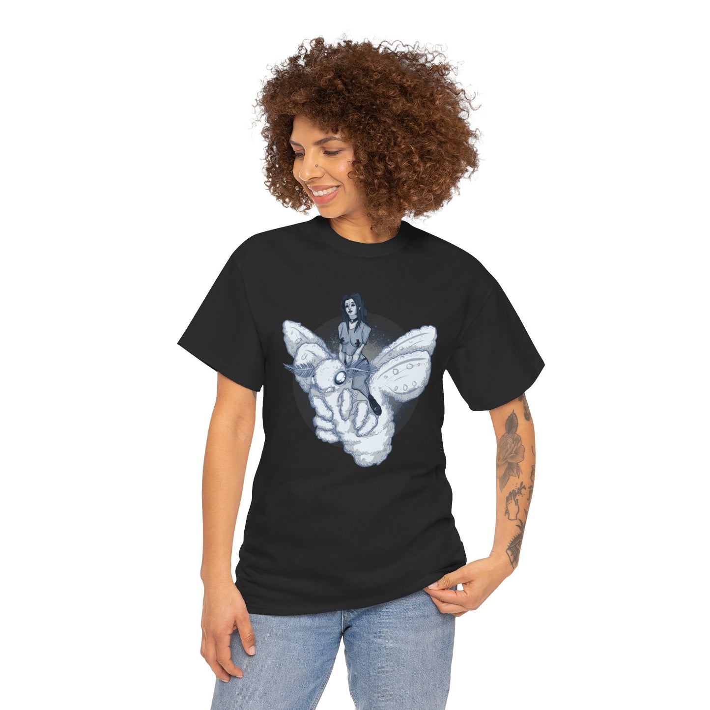 Goth On A Moth Unisex Heavy Cotton Tee