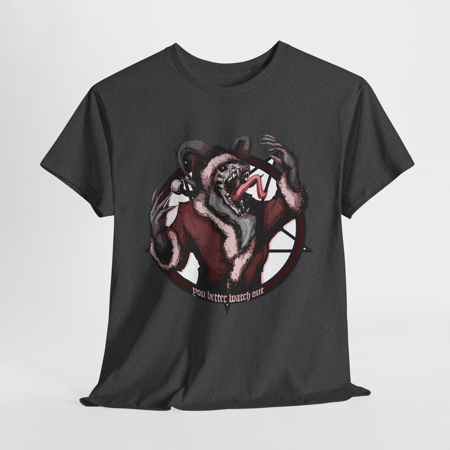 You Better Watch Out Unisex Heavy Cotton Tee
