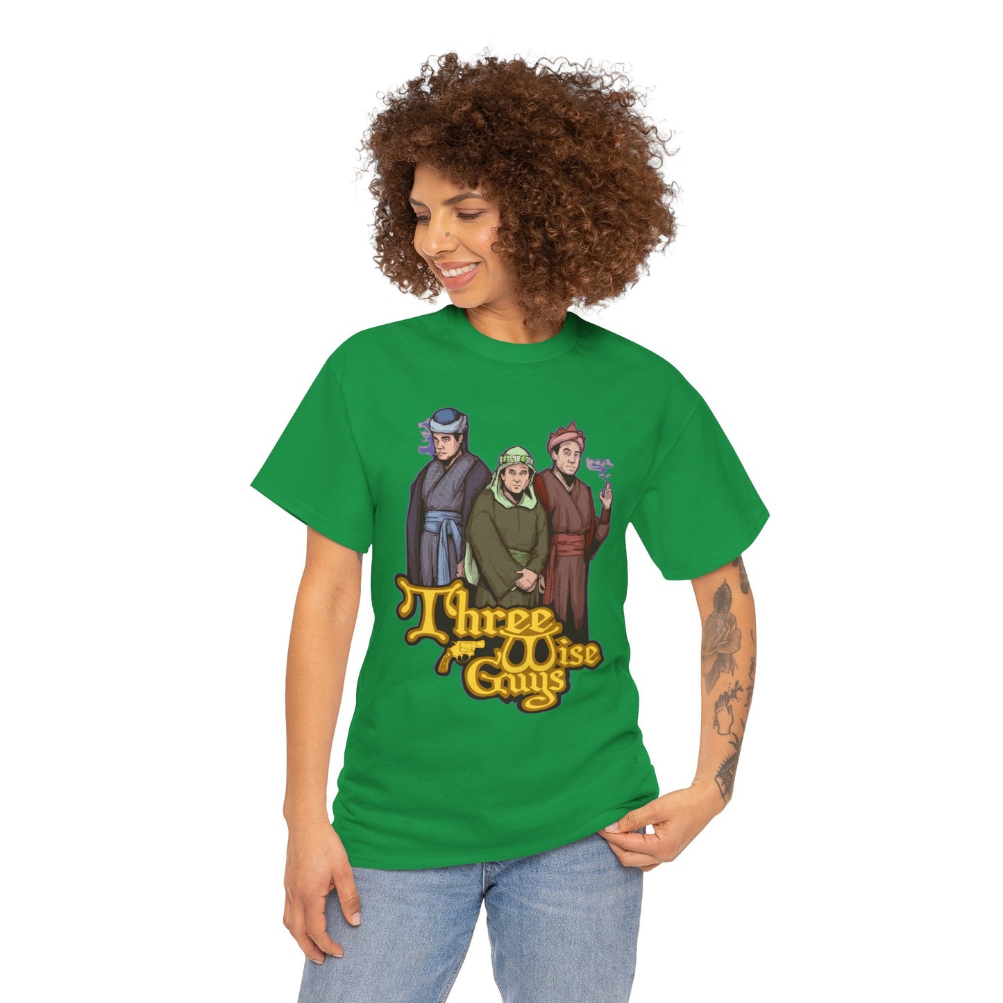 Three Wise Guys Unisex Heavy Cotton Tee
