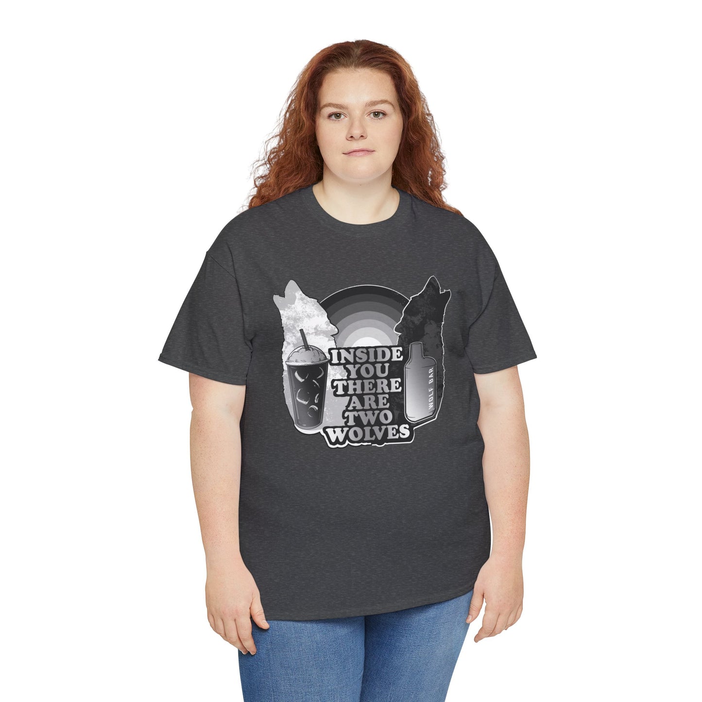 Two Wolves Unisex Heavy Cotton Tee