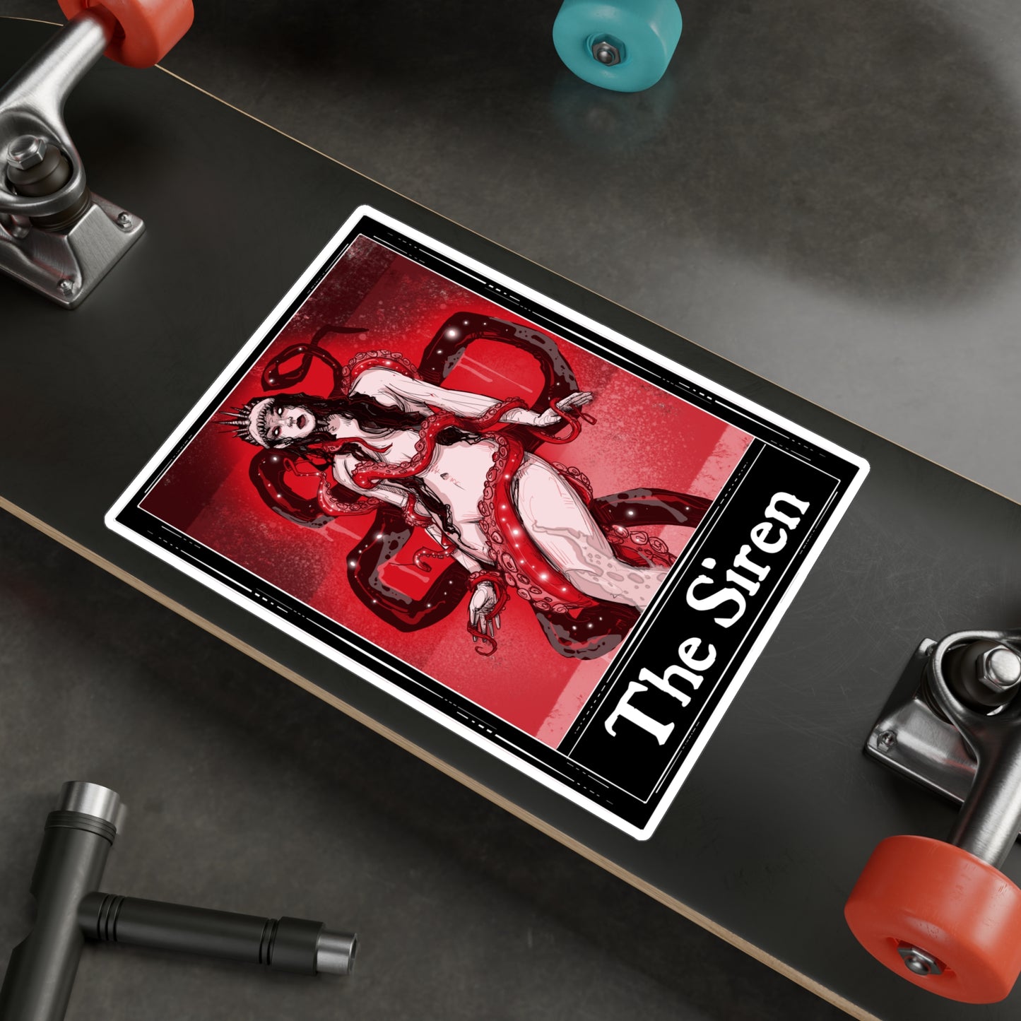 The Siren Tarot Kiss-Cut Vinyl Decal