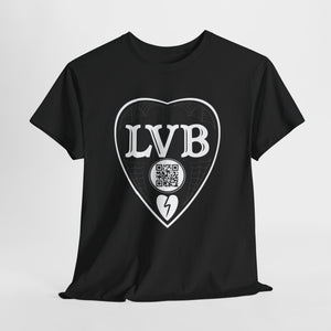 LVB Art Black & White Planchette Unisex Heavy Cotton Tee