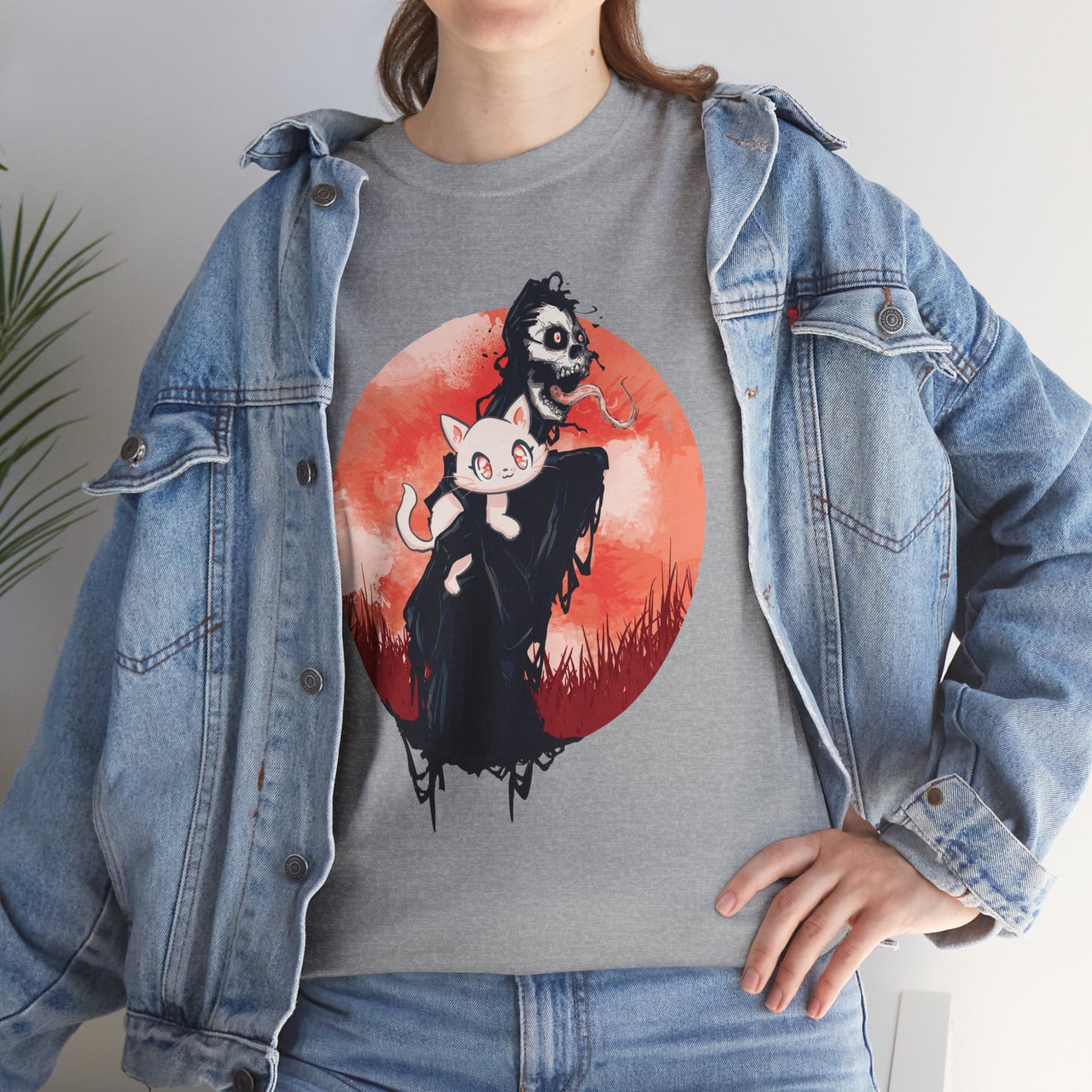 Cat Person Unisex Heavy Cotton Tee