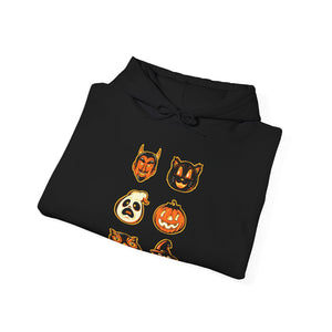 Retro Halloween Unisex Heavy Blend Hooded Sweatshirt