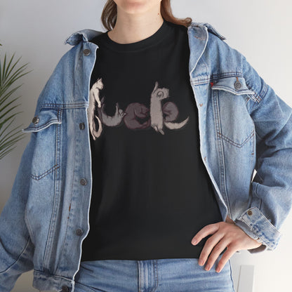 Sleeping Cats Unisex Heavy Cotton Tee