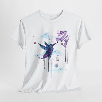Hummingbird Skeleton Unisex Heavy Cotton Tee