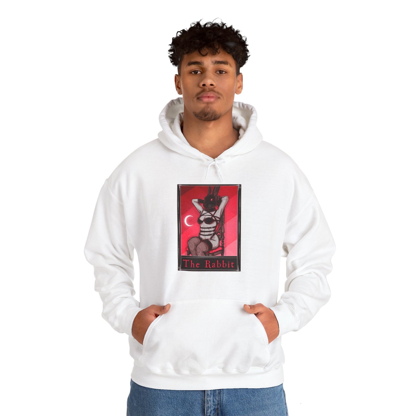 The Rabbit Tarot Unisex Heavy Blend Hooded Sweatshirt