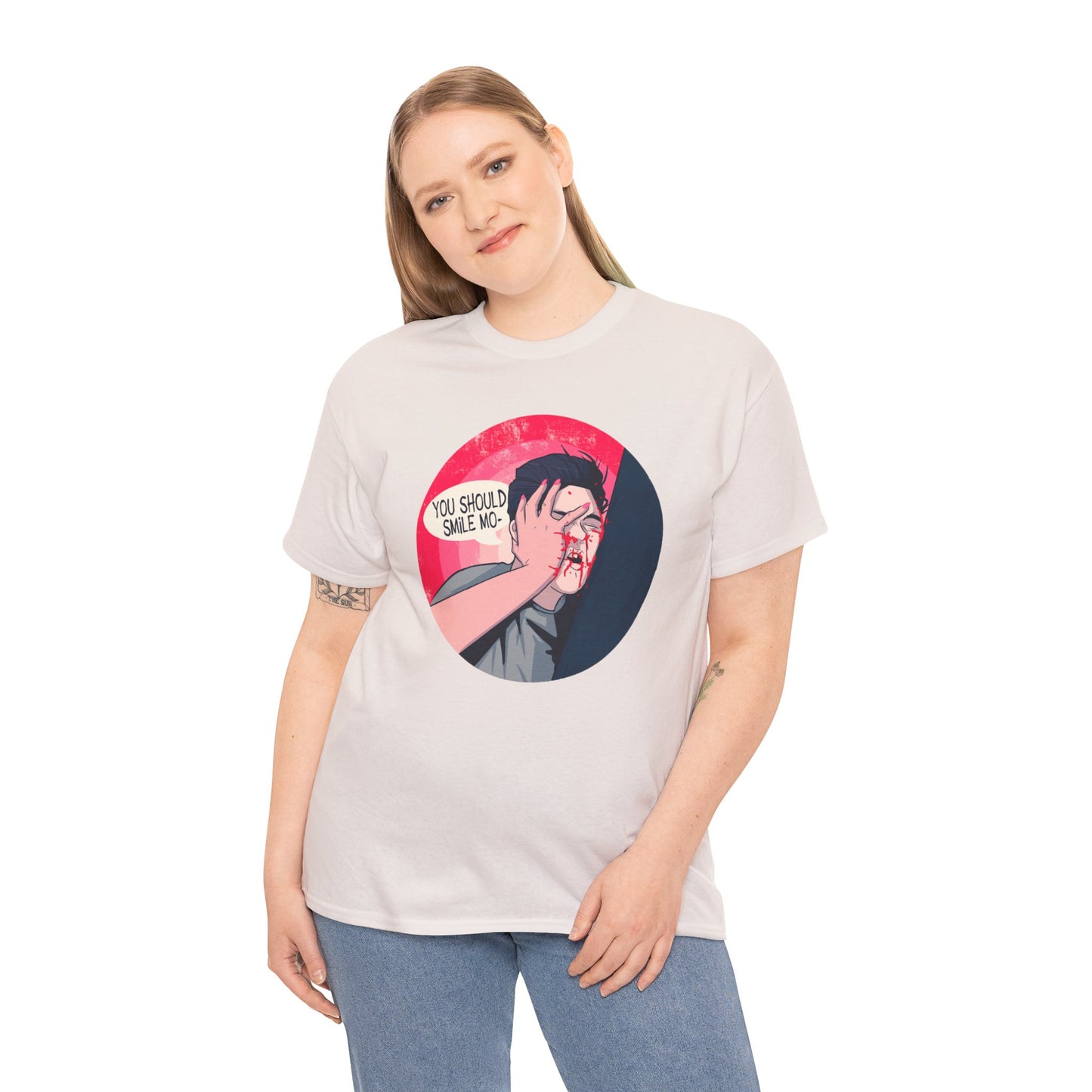 Smile Unisex Heavy Cotton Tee