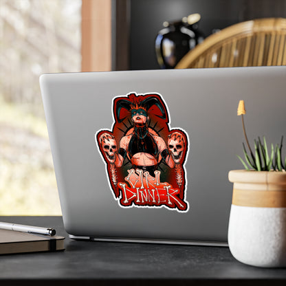 Girl Dinner Kiss-Cut Vinyl Decal