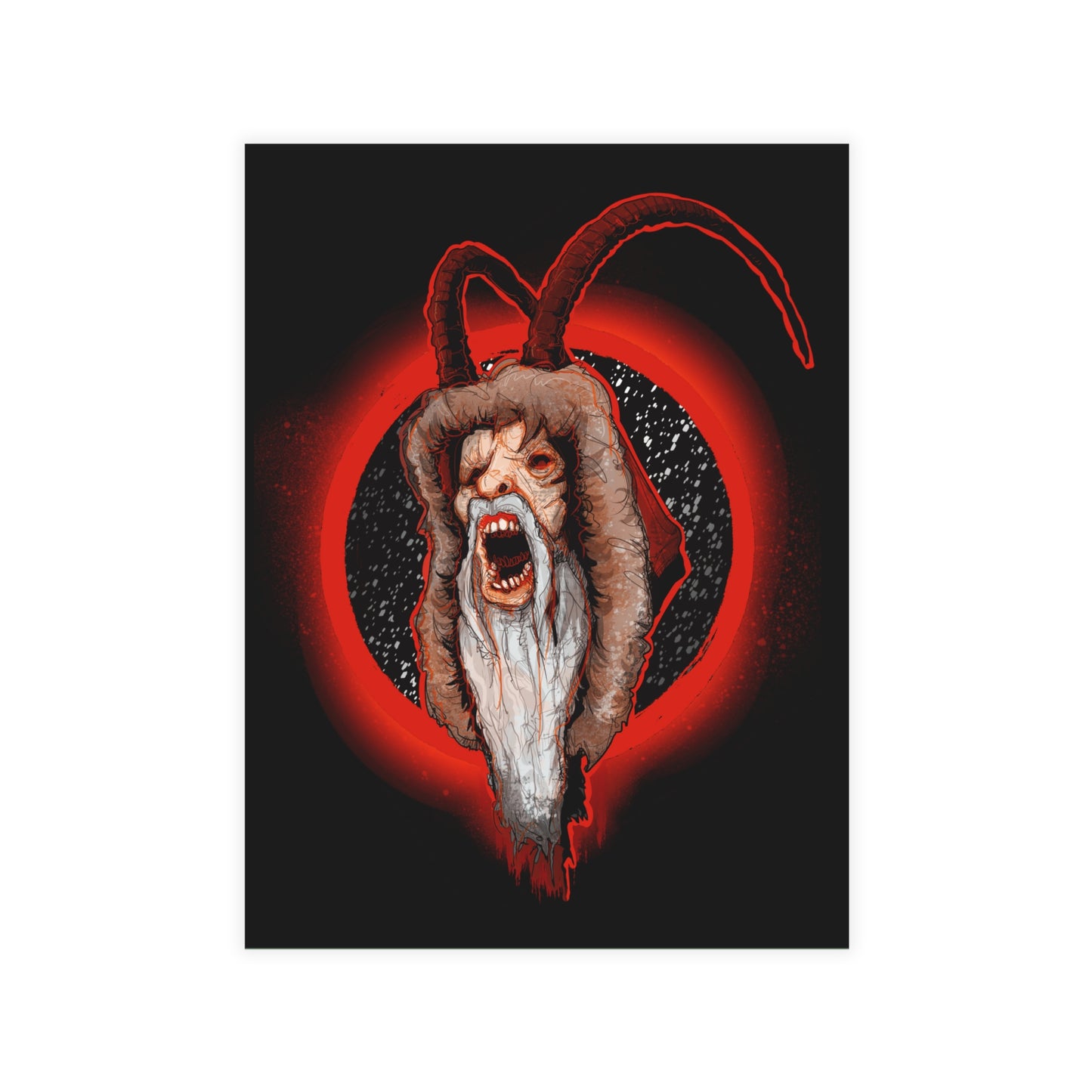 Merry Krampus Greeting Card Bundles (10, 30, 50 pcs)