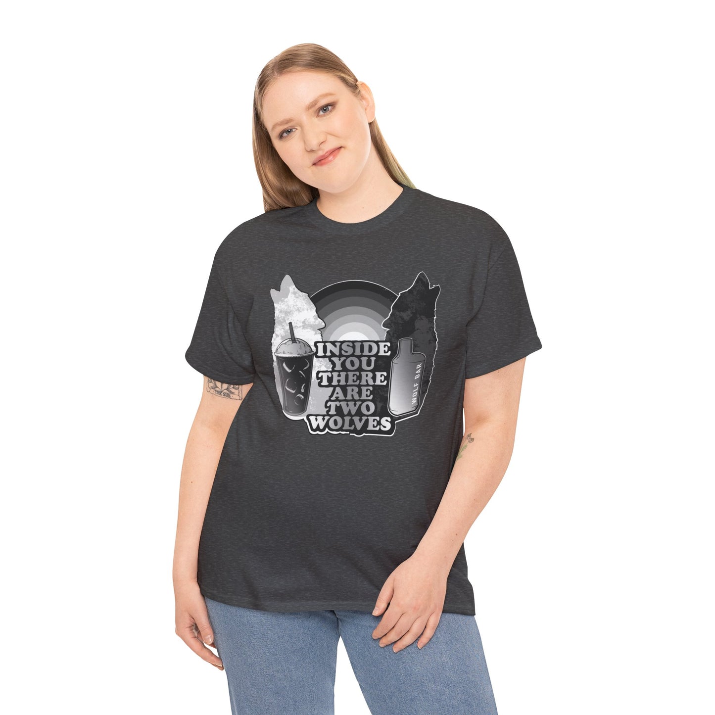 Two Wolves Unisex Heavy Cotton Tee