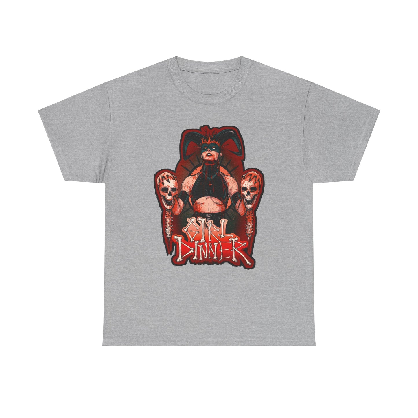 Girl Dinner Unisex Heavy Cotton Tee