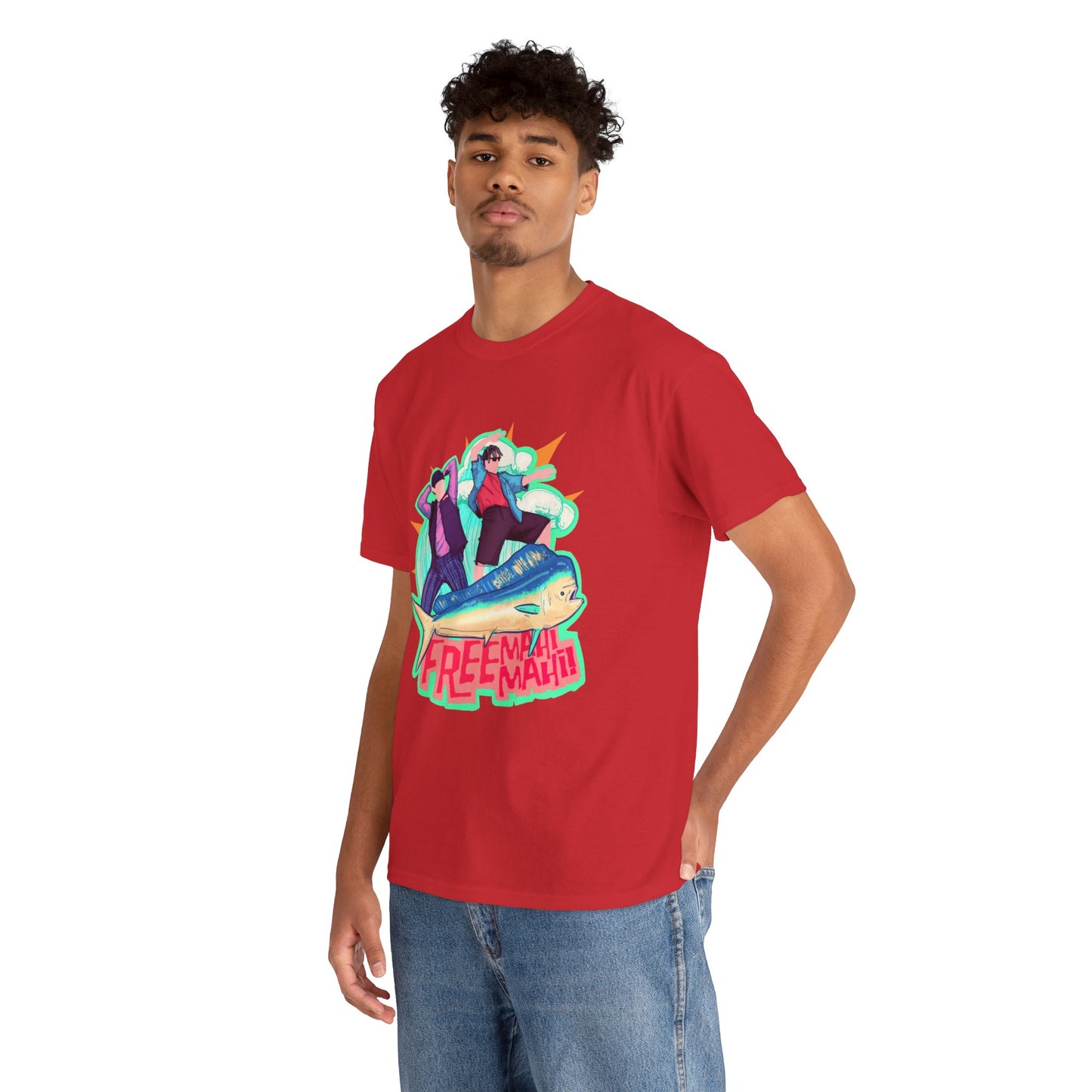 Free Mahi Mahi Unisex Heavy Cotton Tee
