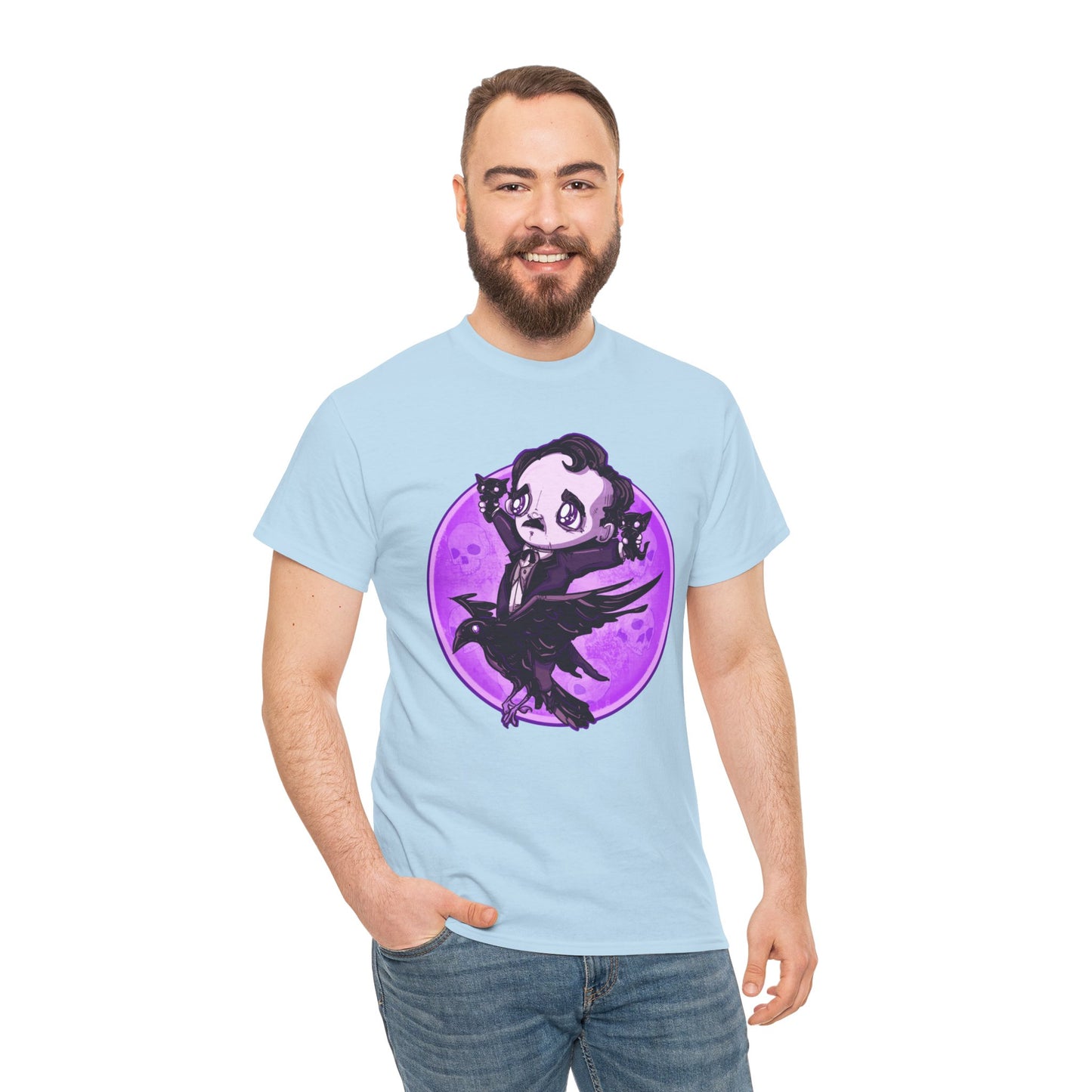 Poe Is Coming Unisex Heavy Cotton Tee